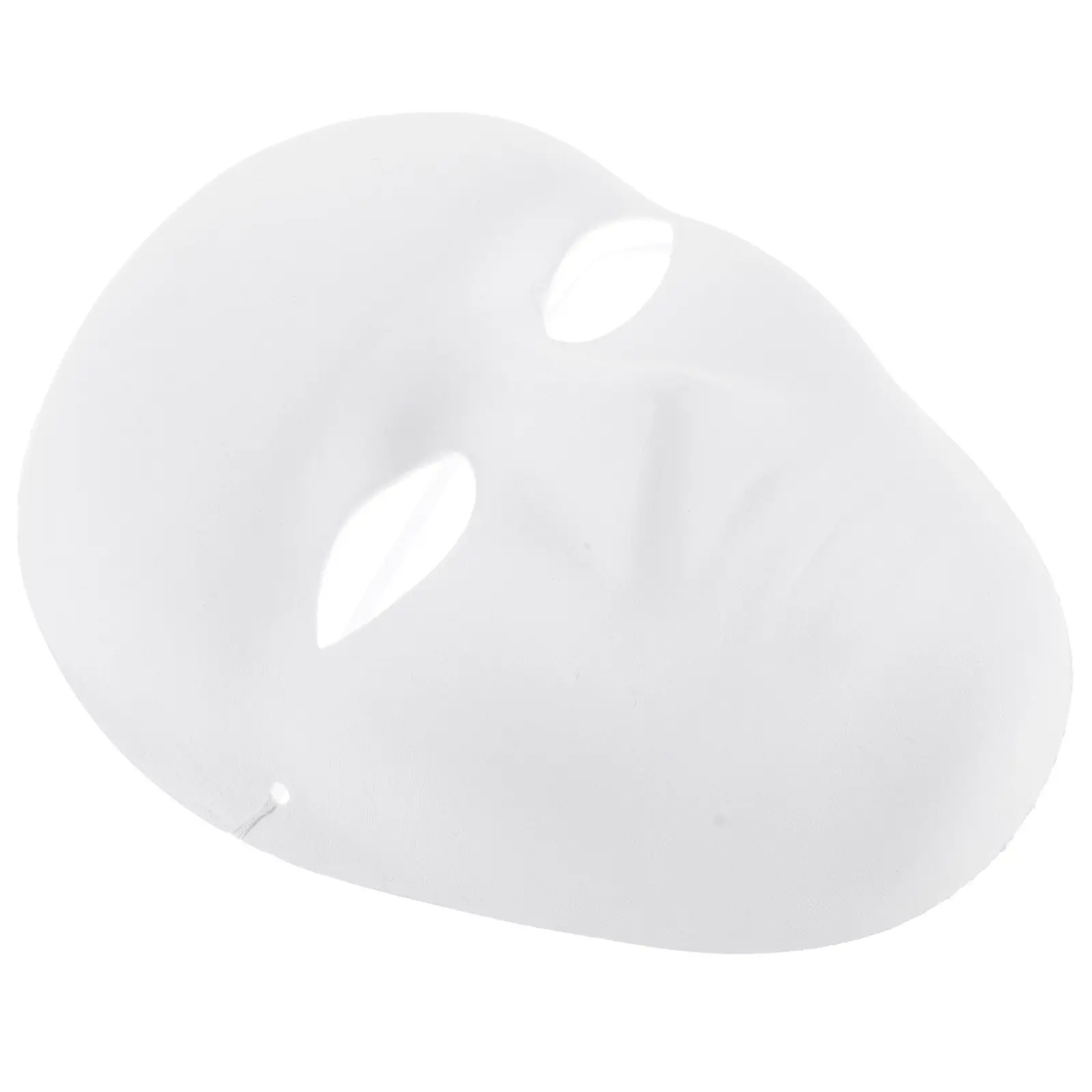6 Pcs Paintable White Plain Masks Paper Blank Diy Halloween Unpainted Masquerade Facial