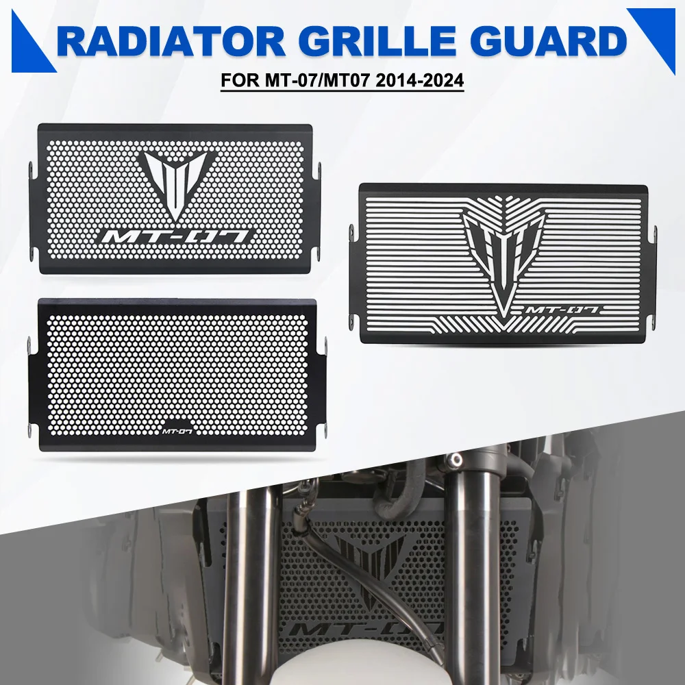 

For Yamaha MT-07/MT07 2014-2015-2016-2017-2018-2019-2020-2021-2022-2023-2024 Radiator Guard Cover Water Tank Cooler Protector