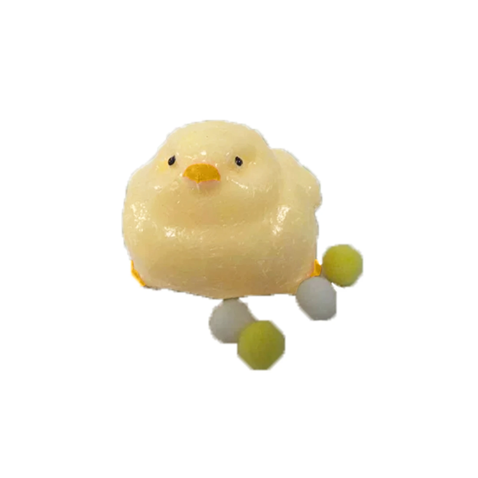 Handmade Yellow Big Chicken Plush Silicone Squishy Pinching Toys Cute Hen Chicks Taba Squeezing Gift Toy Cute Squishy Chick - view 3
