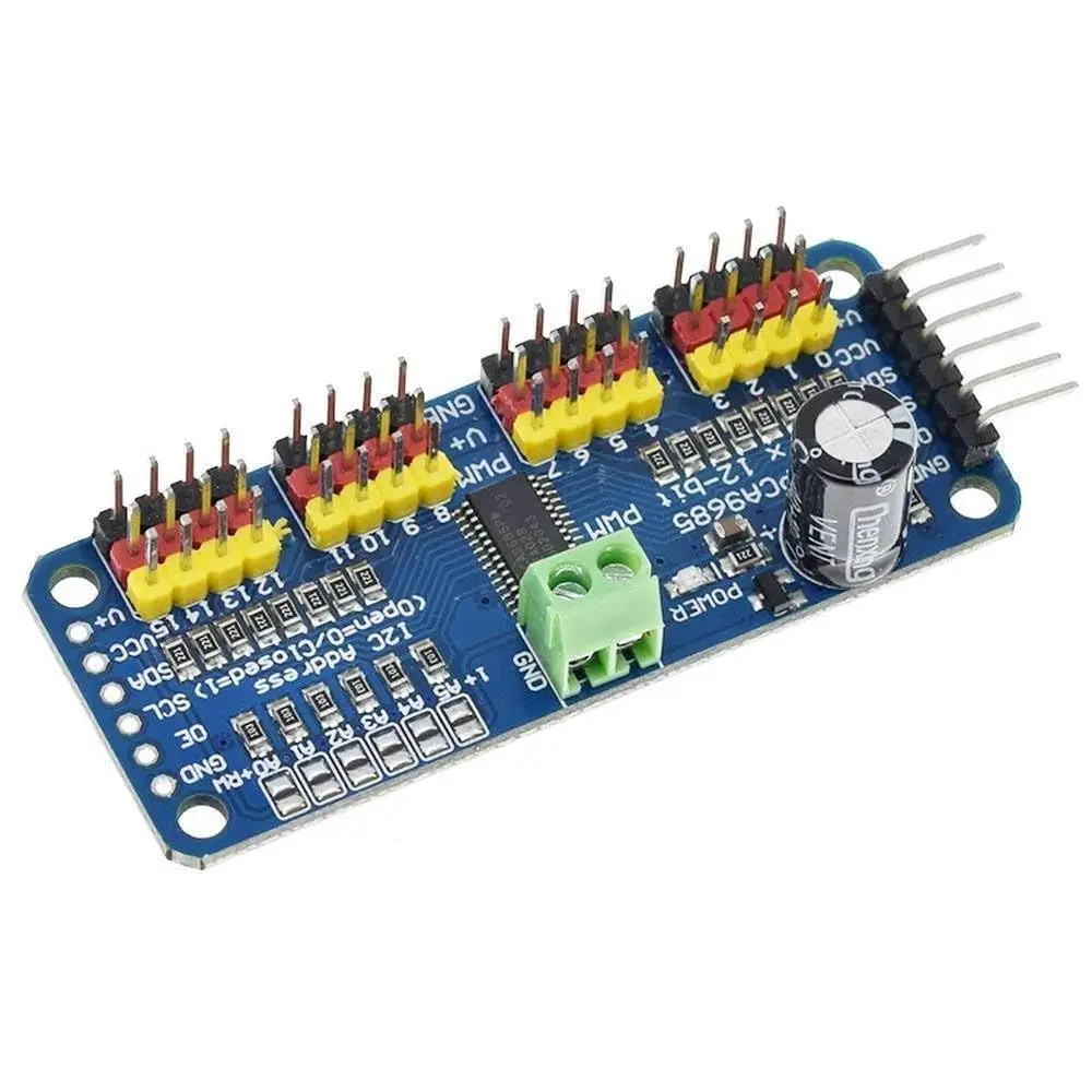 PCA9685PW 16 Channel 12-Bit PWM Servo Shield Driver I2C Interface PCA9685 Module