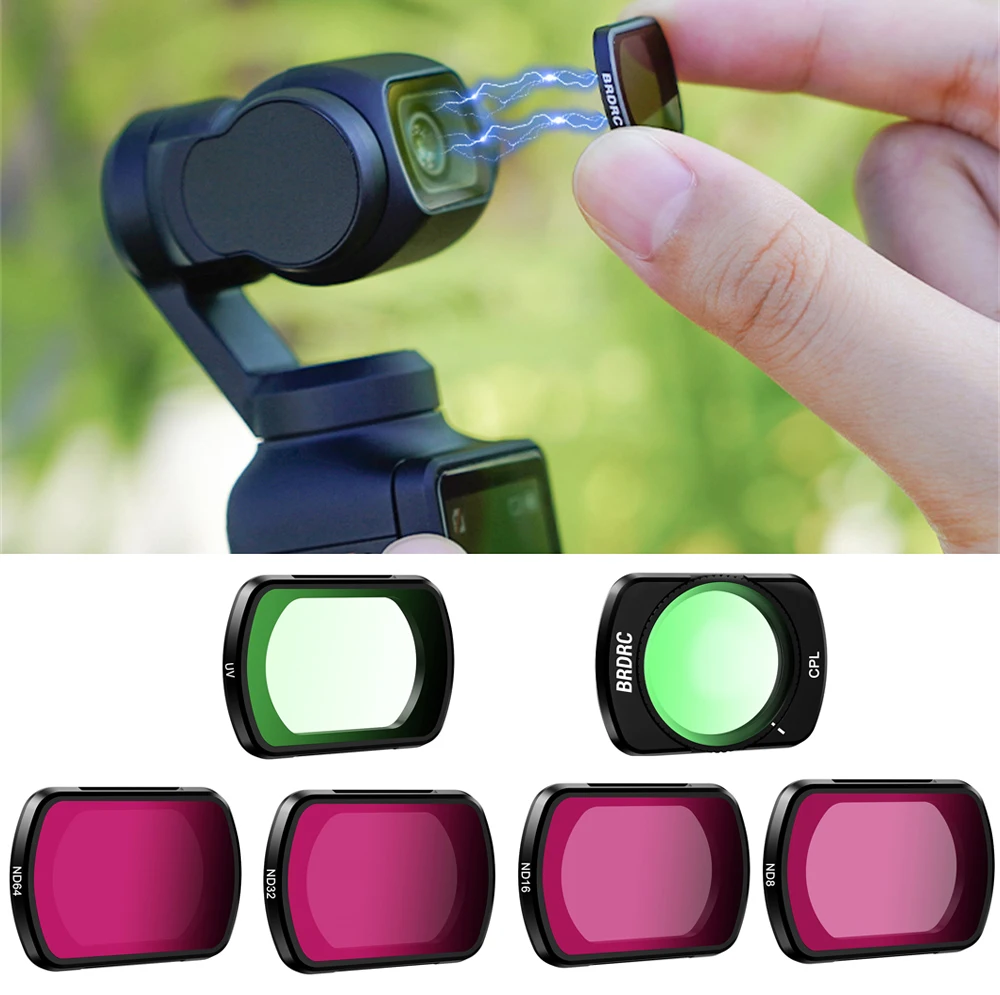 For DJI OSMO Pocket 3 Filter Kit UV Protector Optical Glass Lens Filter ND CPL Polar for DJI Pocket 3 Accessories Set