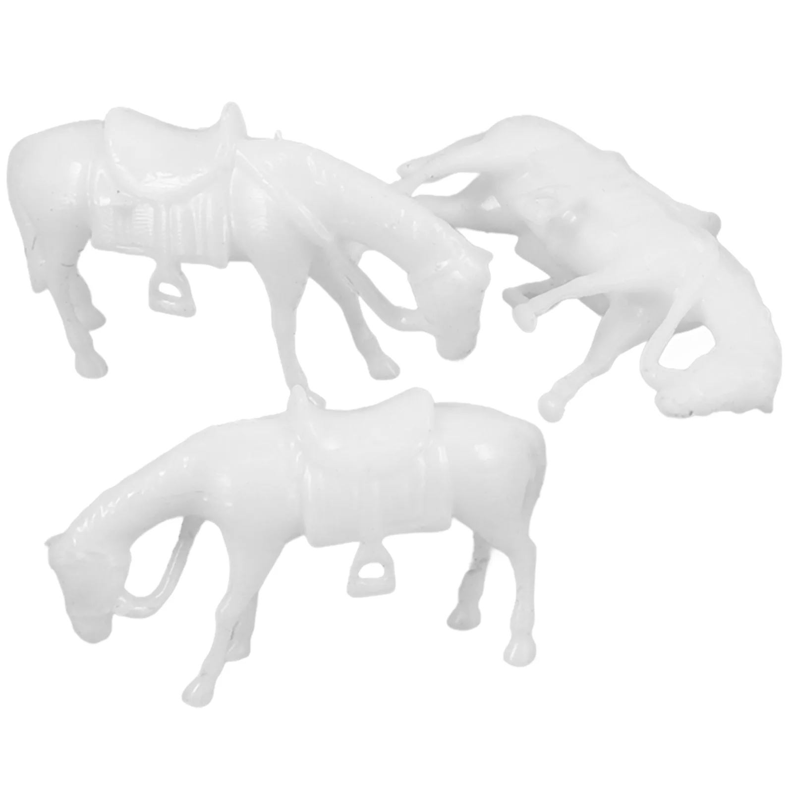 

3pcs Horse St Decorative Horse Statue Figurine Resin Craft Statue Decorative Animal nament Home Decor Mini Model