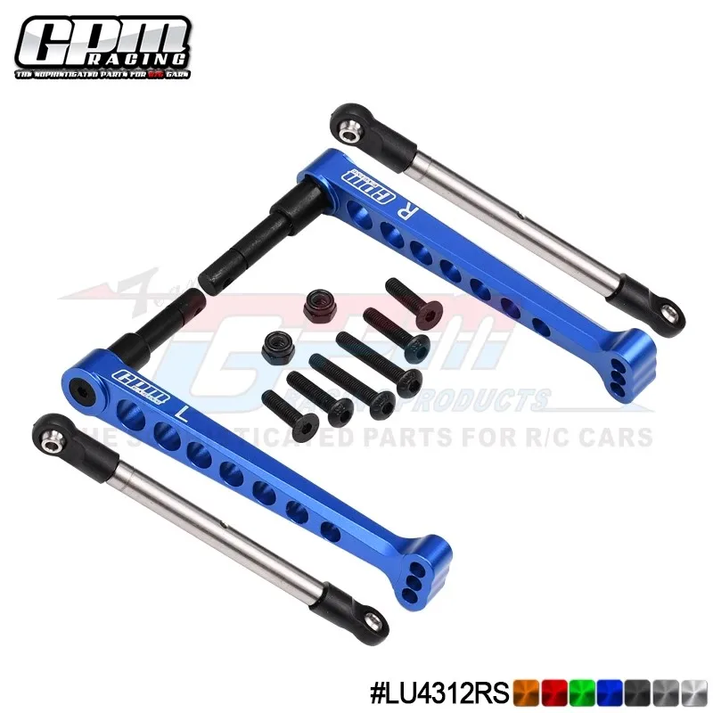 GPM Alu Rear Sway Bar & Stainless Steel Linkage For LOSI 1/10 LASERNUT TENACITY ULTRA 4 ROCK TACER LOS234038