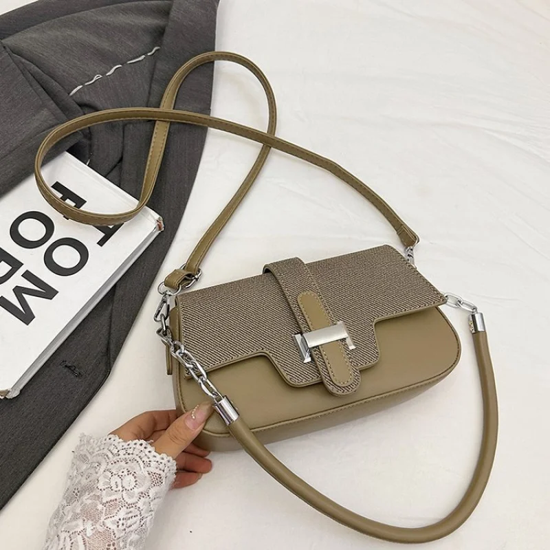 

Модная кожаная женская сумка через плечо, роскошная брендовая известная дизайнерская элегантная сумка через плечо, многоуровневая винтажная сумка для рукоделия ​