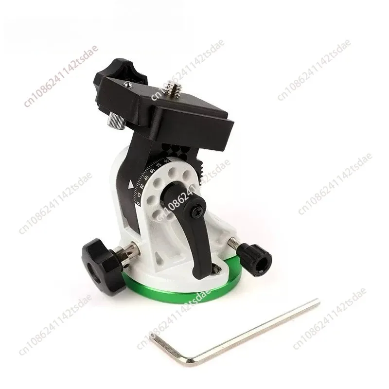 Equatorial  Latitude Base 3/8 Inch Thread 90 Degree Adjustable  Alignment Portable Sturdy for Astronomy Telescope
