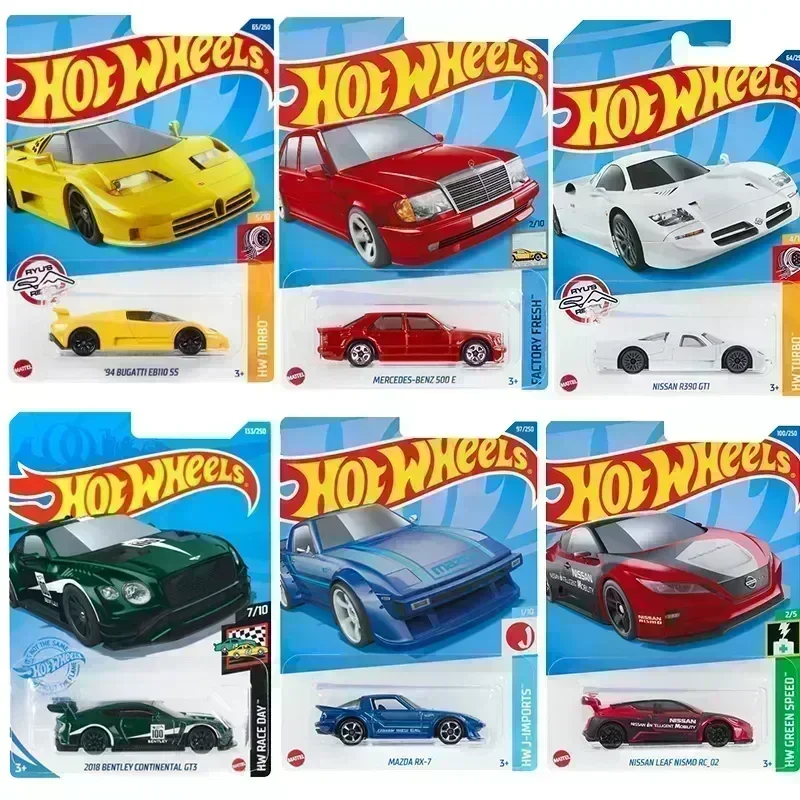 

Original Hot Wheels 1:64 Mini Hot Run Sports Car Variety Kids Toys Boys Traffic Rail Alloy Car Models Toys for Children Fast GTR