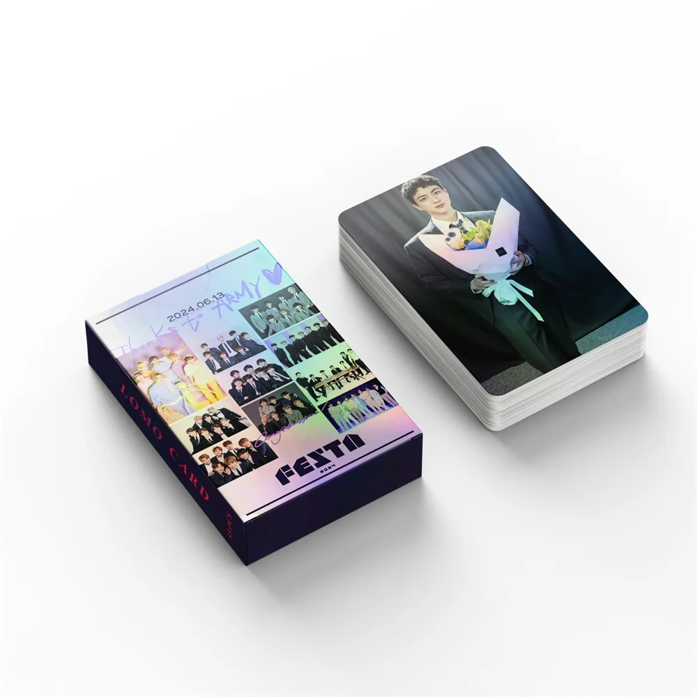 KPOP Bangtan Boys Lomo Cards 2024 Festa Photo Card Lomo Card 55pcs/Pk