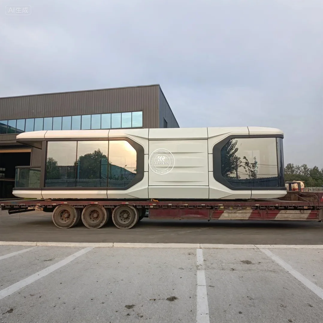 Extendable Prefab House Space Capsule Bed Cabin Hotel Container Home Sleep Pod Outdoor Mobile Tiny House Luxury Capsule House