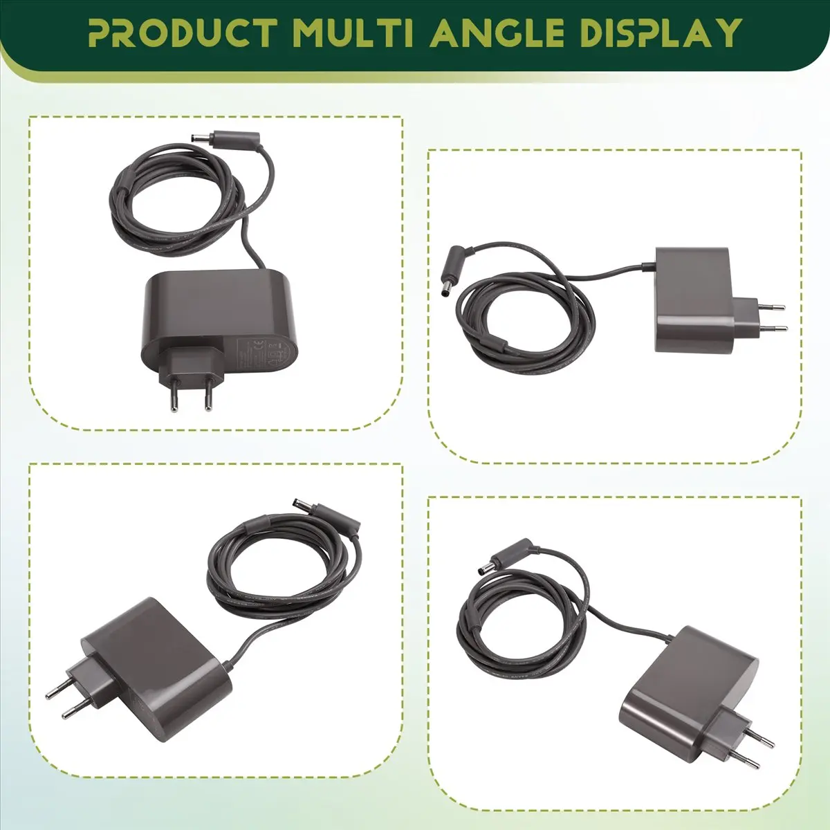 ABJZ Replacement Charger for Dyson V6 V7 V8 DC58 DC59 Cordless Vacuum Cleaner Power Suppy Adapter 26.1V 780mA Eu Plug