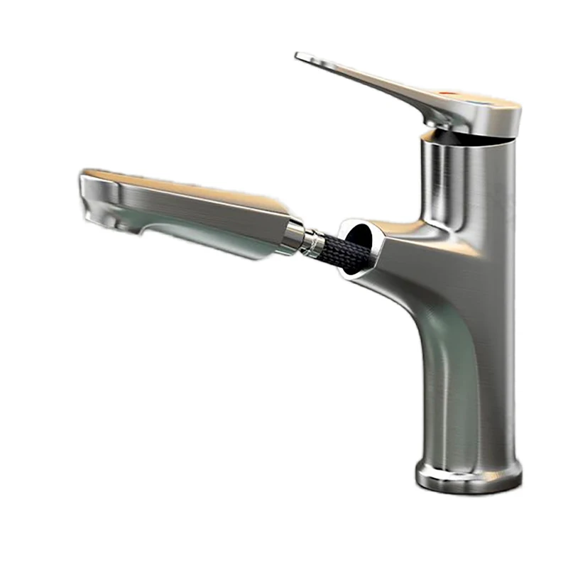 Bathroom Sink Faucet Basin Pull-out Type Hot and Cold Water Water Tap for Bathroom Accessories Sinks Faucet Taps