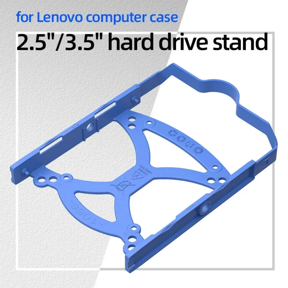 3.5 Inch Plastic Slide Rail Hard Drive Bracket Caddy Tray Compatible 2.5 Inch SSD HDD For Desktop Chassis Hard Disk Mount Rack