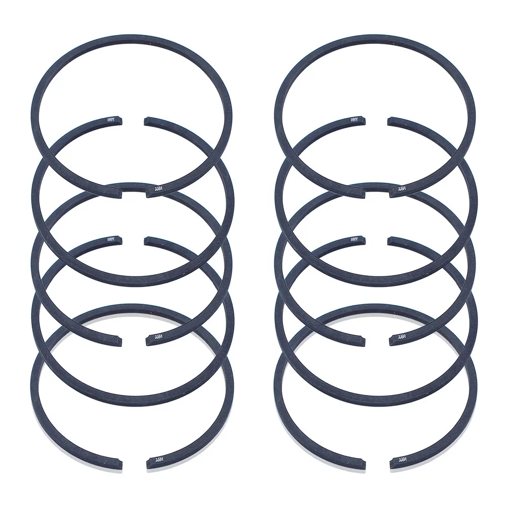 Anillos de pistón para motosierra Husqvarna, pieza de repuesto de 45mm x 1,2mm para 345, 346XP, 353, 350, 351, 537253002, lote de 10 unidades