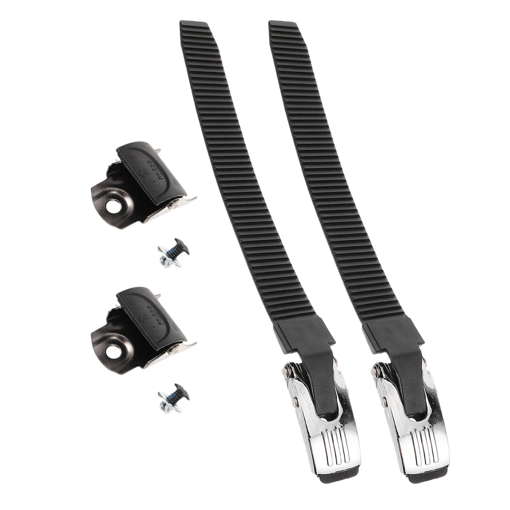 

2 set Inline Skate Buckle Strap Universal Roller Replacement Belt Kids Man TPR Upper Strap Durable PVC Stability