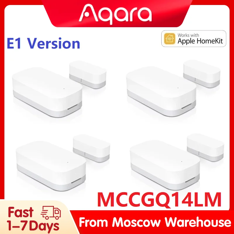 Aqara Smart Door E1 Sensor MCCGQ14LM Zigbee 3.0 Version Remote Control For Smart Home Work With Mijia APP Apple HomeKit