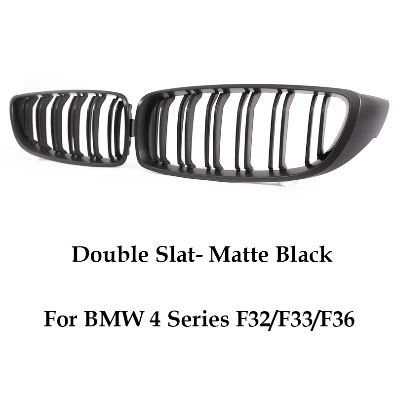 Voorbumper Nier Glanzend Zwart Carbon Chrome Grill M Kleur Grille Grill Voor BMW 4-serie Gran F32 F33 F36 F80 F82 2013-2020