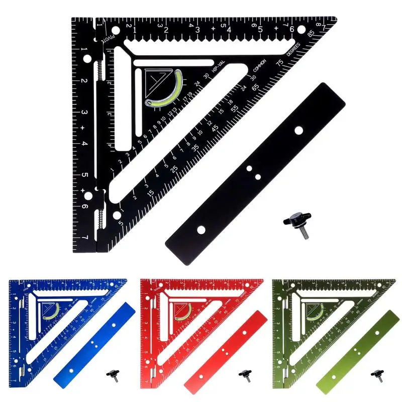 Innovative Rafter Square Tool Multi-purpose Square Tool Carpentry Squares Right Angle Ruler Multifunctional Rafter Square