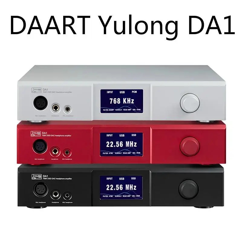 DAART Yulong DA1 AK4499EQ Hifi Music DAC Headphone Amplifier Pre-Amp All In One DSD512 32Bit/768kHz Decoder AMP