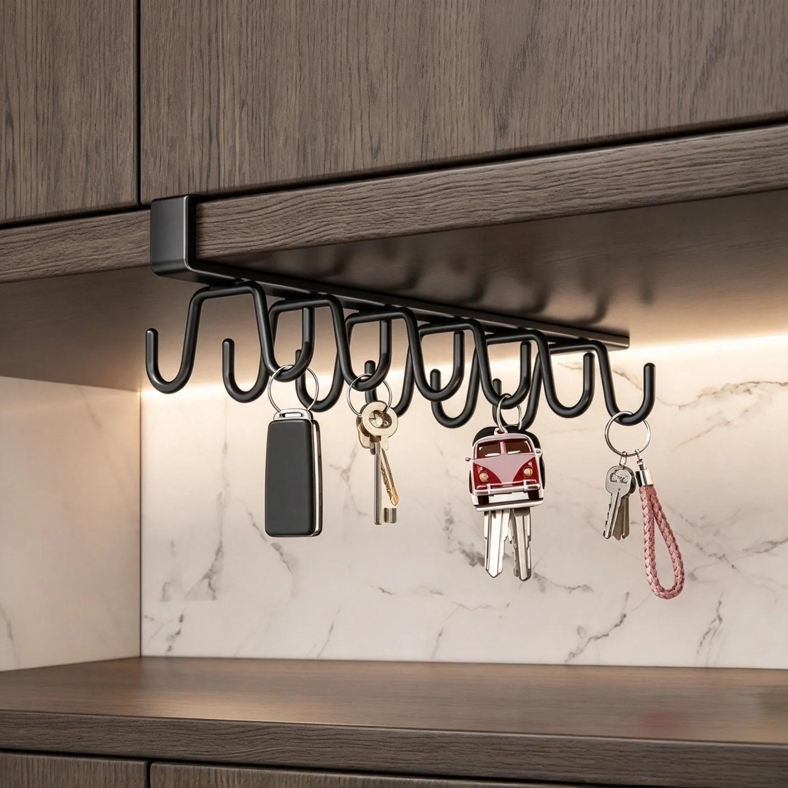 Cabinet Mount No‑Drill Telescopic Retractable Pull‑Out Garment Hanging Rod Closet Wardrobe Storage Organizer