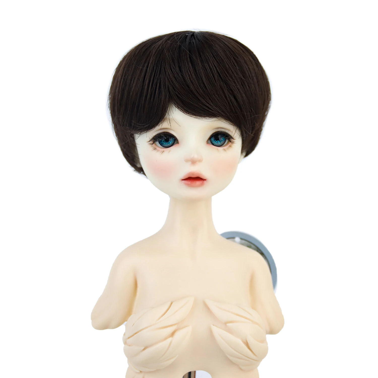 

1/3 BJD Boy Doll Wigs Short Bob 8-9'' Head Size High temperature synthetic fiber for dollfie dream dolls hair