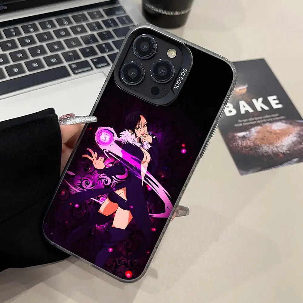 Seven Deadly Sins Merlin Phone Case for iPhone 18 17 16 15 14 13 12 11 X XR XS Air Pro Max Plus Black Colorful Silver Cover - view 3