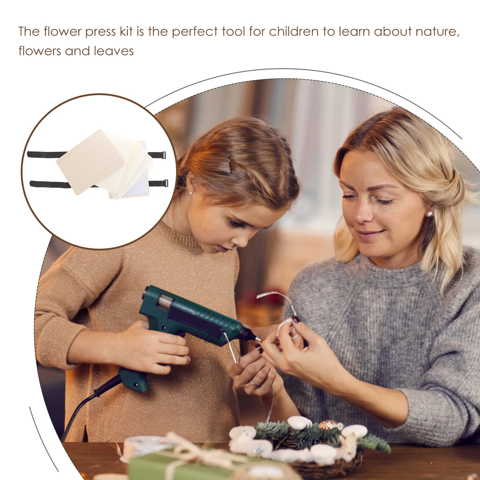 

1 Set Kit Wooden Drying Boards For Pressed Flowers Leaves Diy Art Craft Embossing Tool Plants Specimen Making Supplies Flower