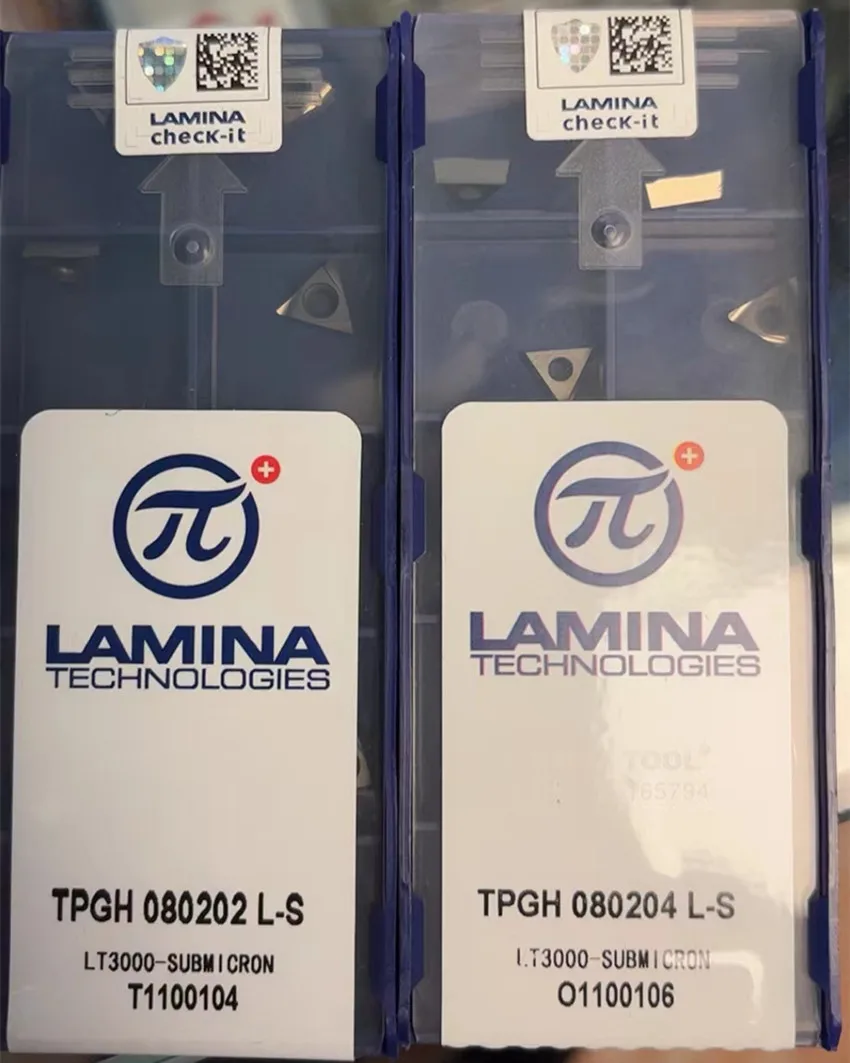 

TPGH080202L-S LT3000/TPGH080204L-S LT3000/TBGT060102L-S LT3000/TBGT060104L-S LT3000 LAMINA CNC carbide inserts 10PCS/BOX