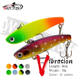 WALK FISH 1PCS VIB Fishlure 60mm10g High Quality Hard Bait Artificial Wobblers Sinking Icsa Pike Winter Ice Fishing Lure Tackle
