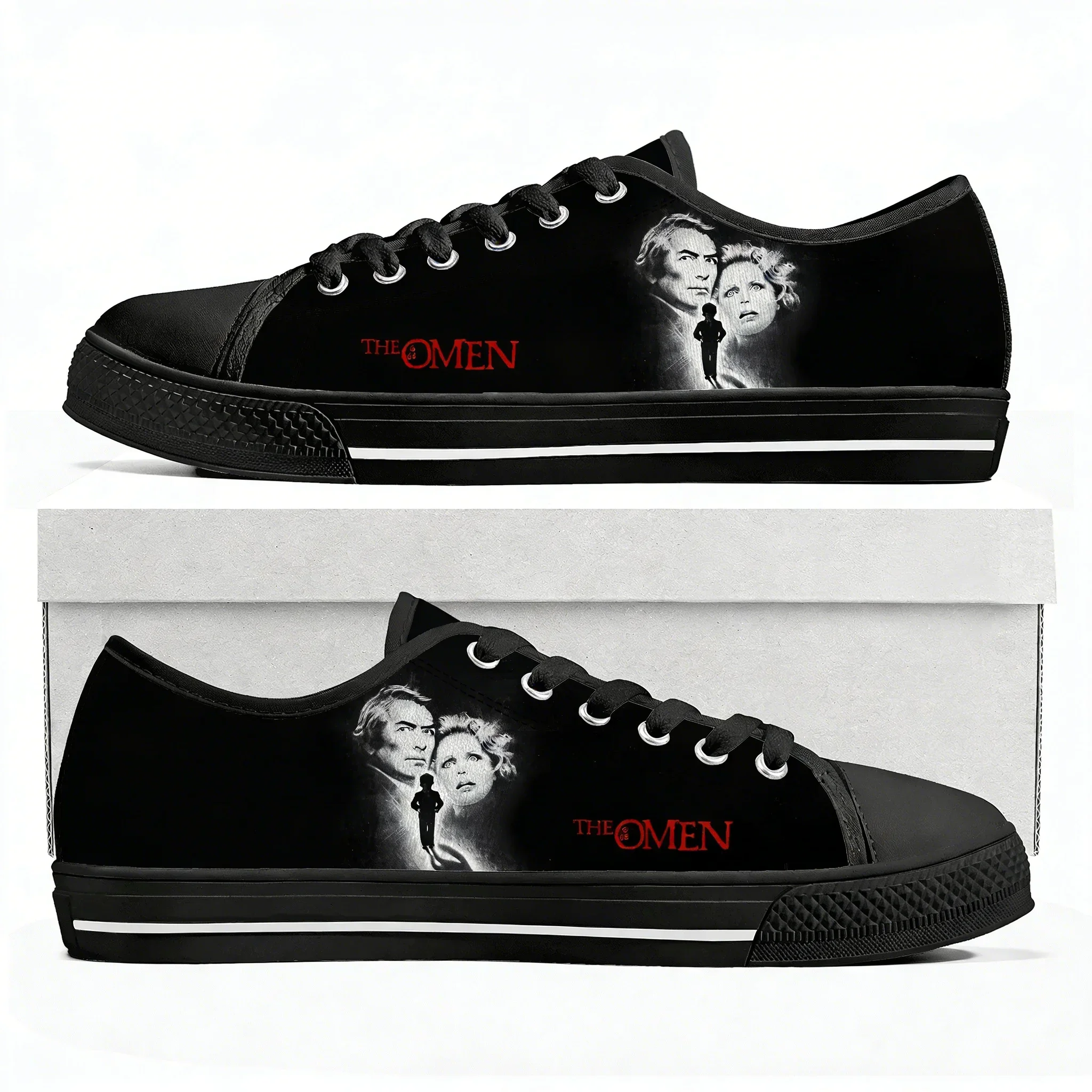 Sneakers Omen Low Top de haute qualité pour hommes, femmes et adolescents, baskets en toile décontractées, motifs personnalisés, chaussures personnalisées