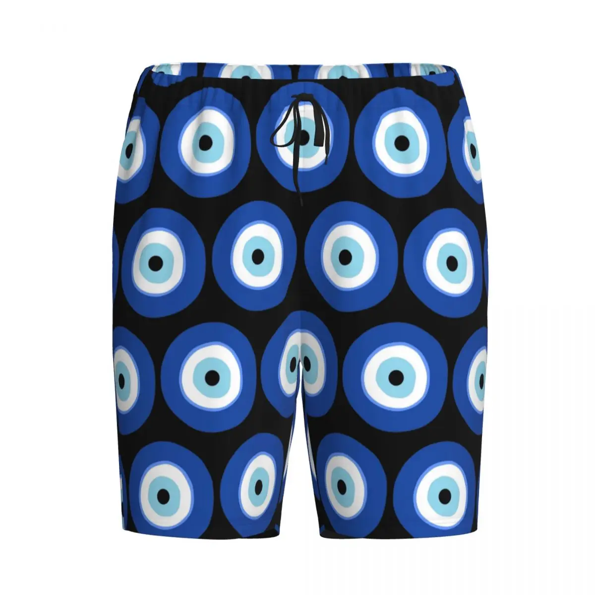 

Мужские пижамные шорты/брюки для сна и отдыха с греческим/турецким узором «Злой глаз»