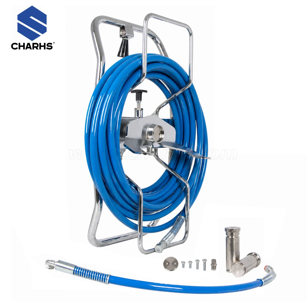 Portable Paint Hose Holder Fast Reel Airless Sprayer Simple Hose Management System Pipe Winder for DIY Home Improvement