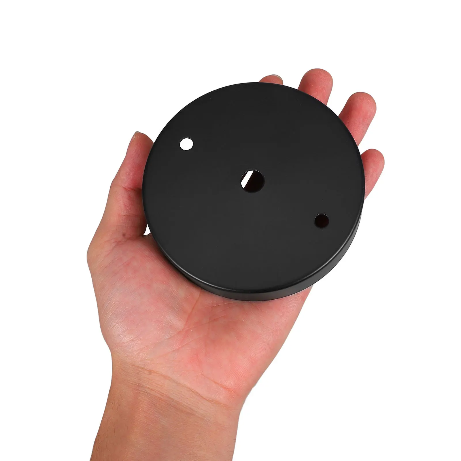 3 مجموعة لوحة سقف حديدية سوداء لتركيب المصابيح طقم مظلة مثبت على السطح عتيق متوافق مع ظلال مصابيح الثريا المعلقة