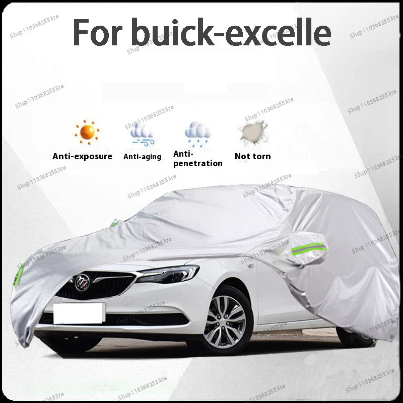 

Чехол для автомобиля Buick Excelle Fit — водонепроницаемый, пылезащитный, солнцезащитный козырек (УФ), снегозащитный | Серебряное полное покрытие с защитой в течение всего дня