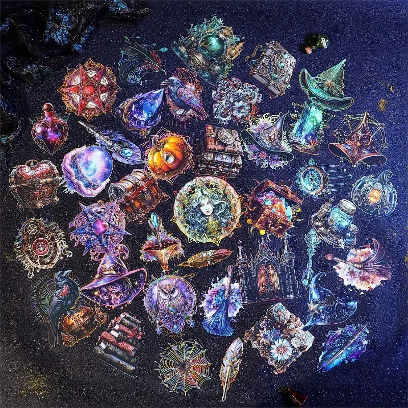 

10 шт., фэнтезийный декор со звездой, справочник, канцелярские принадлежности, принадлежности для украшения, наклейки для скрапбукинга 142*95 мм, набор наклеек «сделай сам»