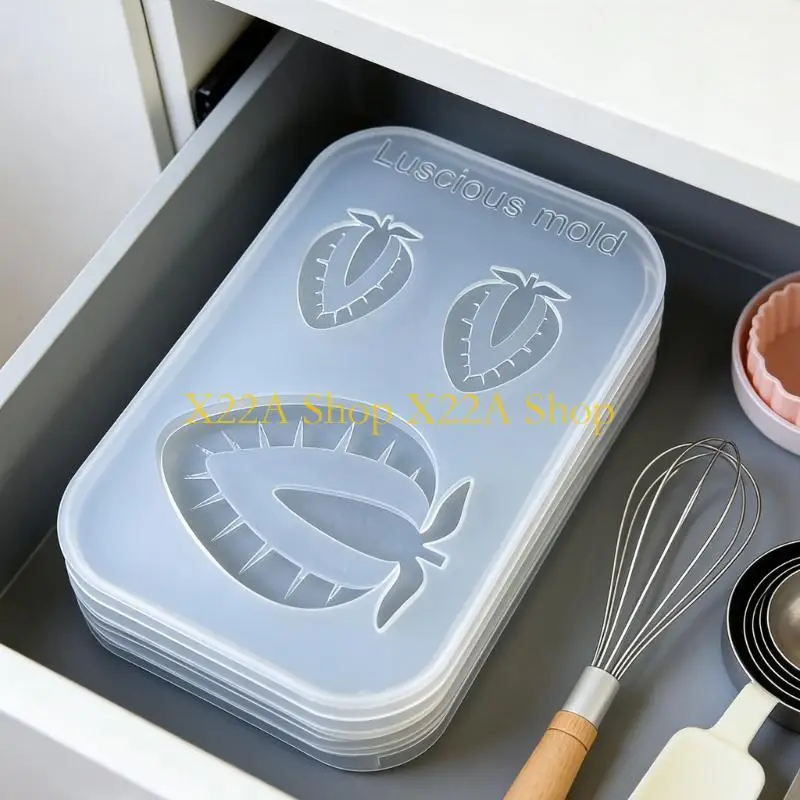 Unique Flexible Silicone Fruit Slices Mold With Smooth Texture Accent For Art Creations