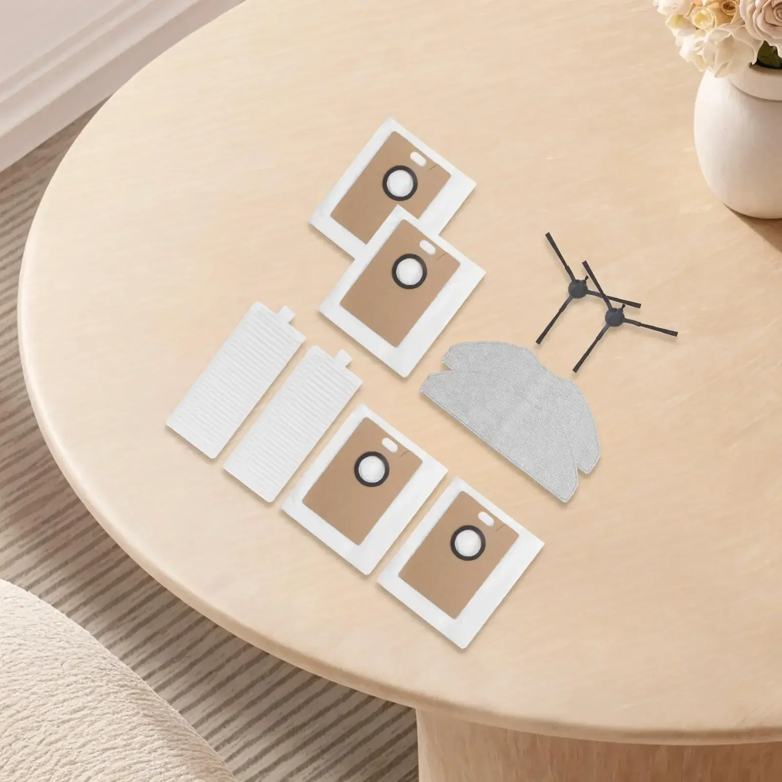 Efficient Vacuum Filter Set Vacuum As Shown Replacement Parts Easy Installation Process Efficient Dust Filters
