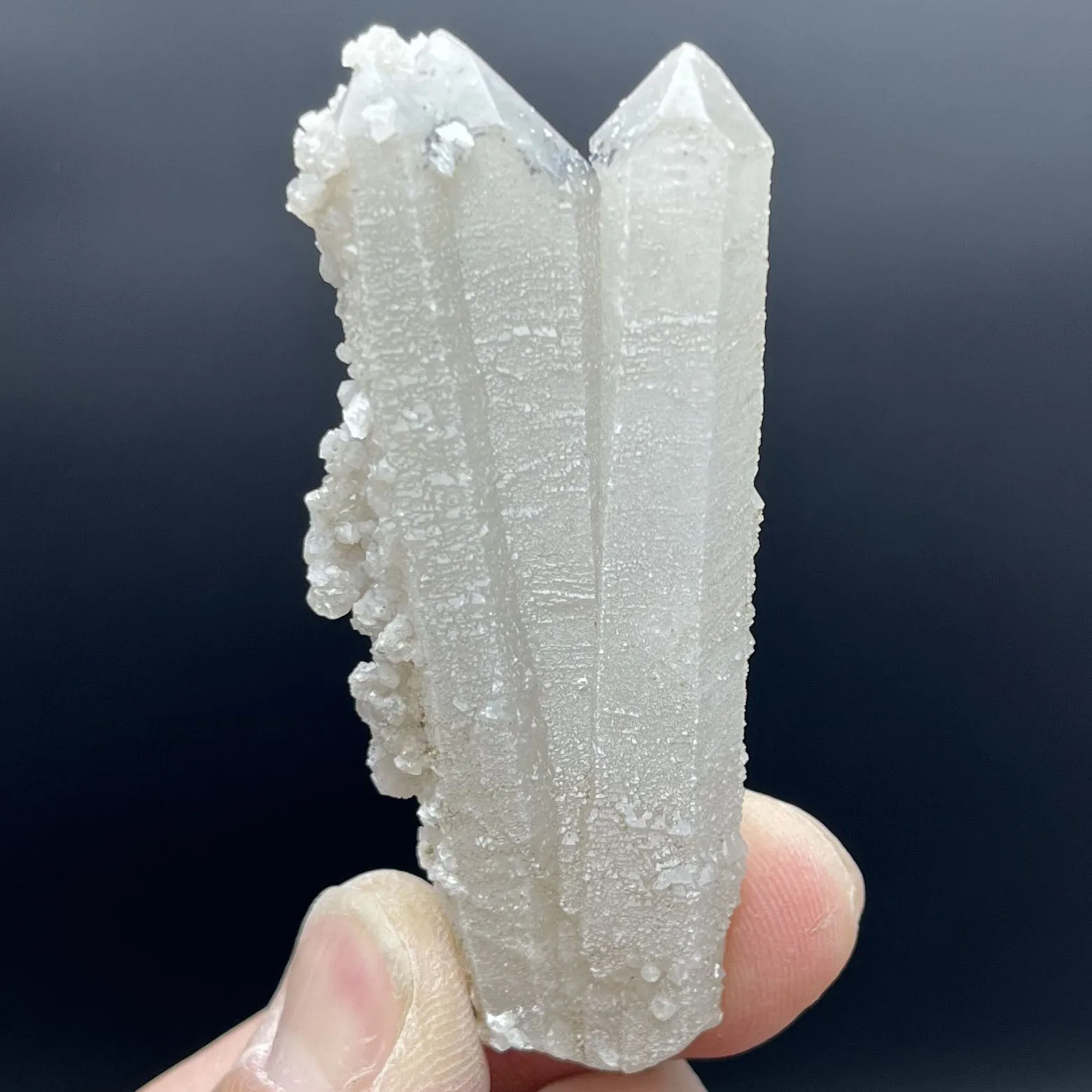 

Natural crystal and calcite symbiotic crystal cluster specimen Feng Shui energy healing stone