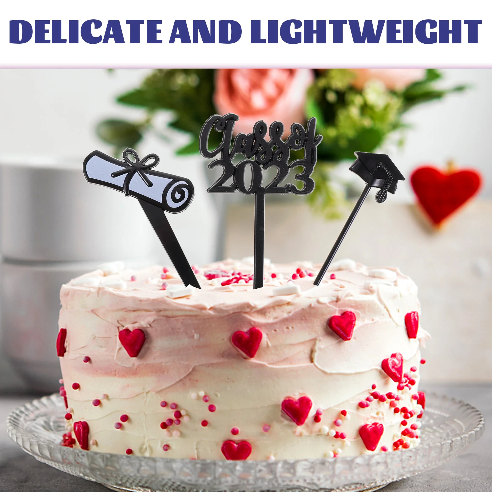 

30Pcs Graduation Cake Ornaments Class of 2023 Cupcake Picks for Party Dessert Decorations 2023 Graduation Cupcake Toppers