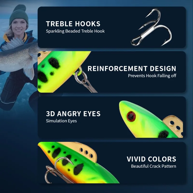 2 قطعة القفز المعدني 4 جرام-17 جرام الجليد الصيد السحر الترتر الشتاء الطعم الثابت إغراء موازن لصيد الأسماك الطعوم القفز الطعوم الاصطناعي