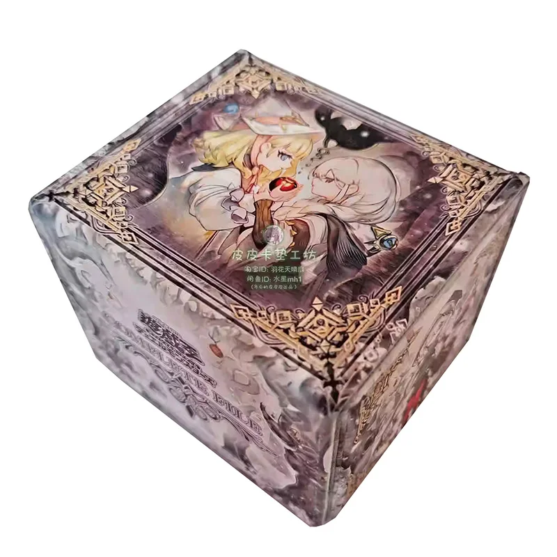 

Yu-Gi-Oh! Elzette Astellar Azamina of The White Forest DIY Leather Card Box Game Collection Card Storage Box 10.2*9.5*8.2cm
