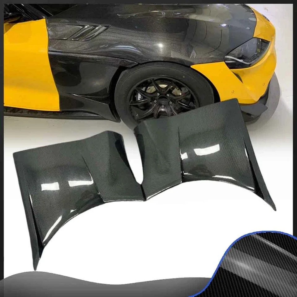 

2PCS Real Carbon Fiber EVS Front Fenders For Toyota Supra A90 A91 2019-2025