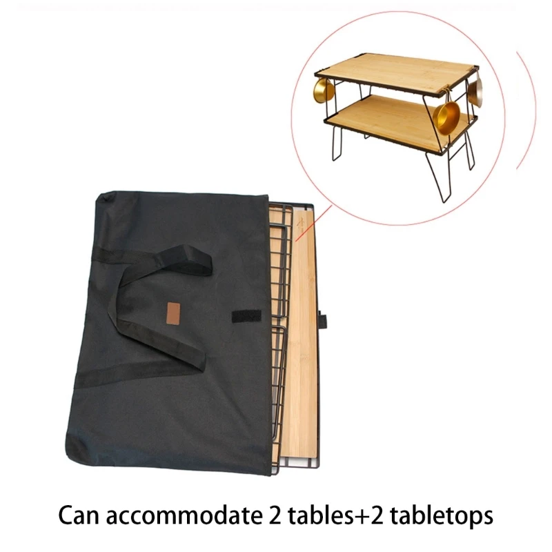 Picnics Camping Table Cover with Padded Handle, Folding Table Storage Bag, Waterproof