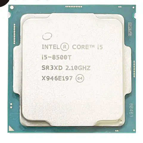 Used Intel Core i5-8500T i5 8500T Six-Core Six-Thread 2.1 GHz 35W Processor L3/9M LGA 1151 Desktop CPU  SR3XD
