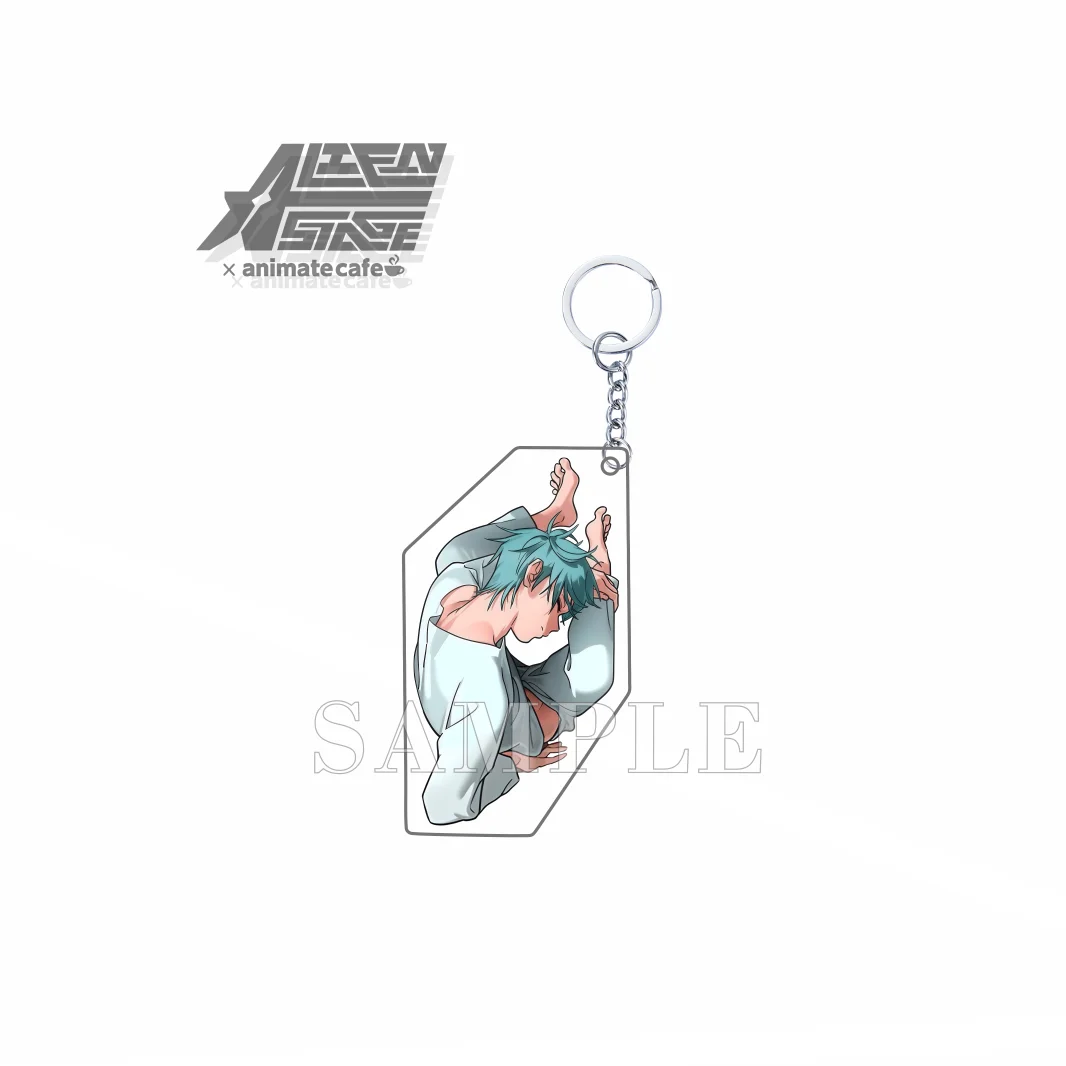 Anime ALIEN STAGE Mizi Till Ivan Luka Sua Hyuna Cafe Collaboration Series Double Sided 6CM Acrylic Keychain for Anime Fans Gift