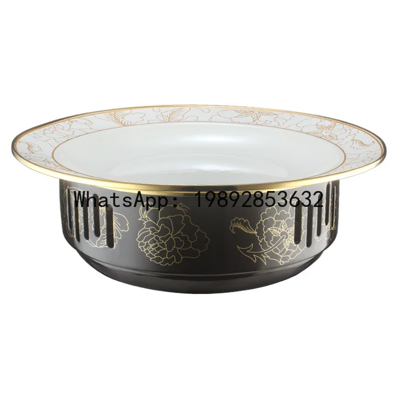 

commercial dry pot special hot dish insulation furnace, seafood pot alcohol stove creative Chinese restaurant serving plate