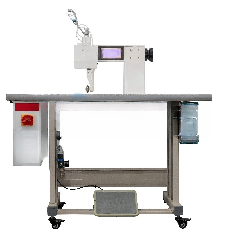 35Khz ultrasonic sewing machine with rotating horn for fabric sewing