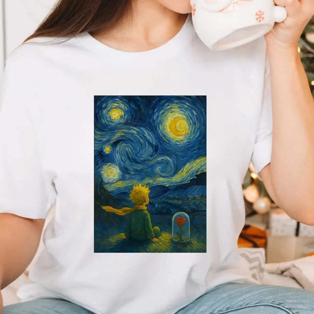 Beautiful Oil Painting Heat Transfer Patches For Clothing DIY  Washable T-shirts Iron-on Thermal Stickers Retro Design Patches