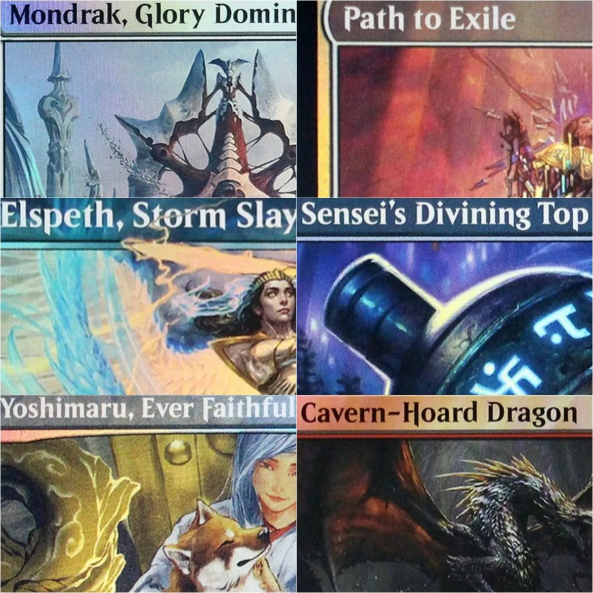 

Foil "Elspeth,Storm Slayer/Urzas Saga/Drannith Magistrate"Magical Proxy Cards Quality Gathering Board Playing Game Trading Cards