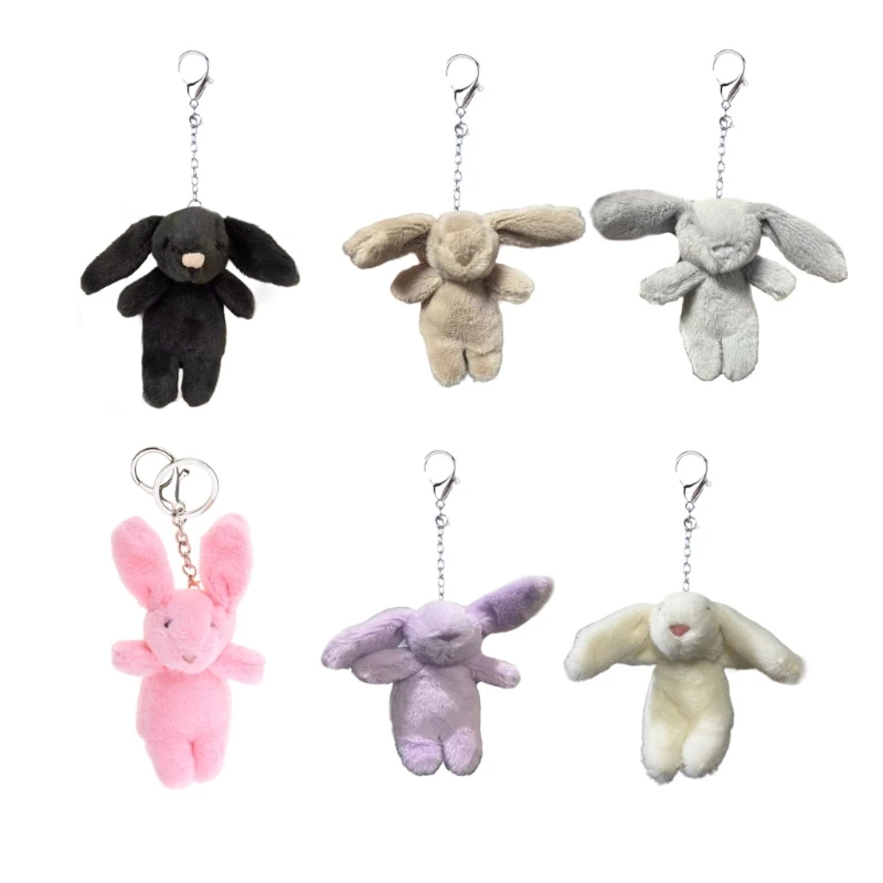 Delicate Rabbit Keyring Pendant Bag Decoration Trendy Rabbit Keyring Pendant for Girls and Collectible Drop Shipping