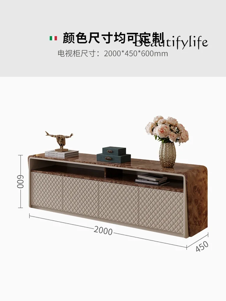 

home furniture all items Light Luxury Large and Small Apartment Type Living Room Custom Italian High-End Fashion Baking Finish
