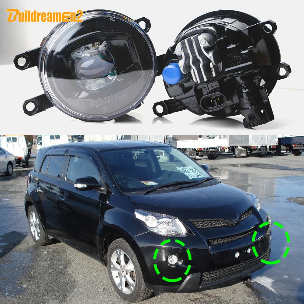 2 X Car External No Error LED Lens Fog Light DRL 30W H11 For Toyota IST XP110 2007 2008 2009 2010 2011 2012 2013 2014 2015 2016